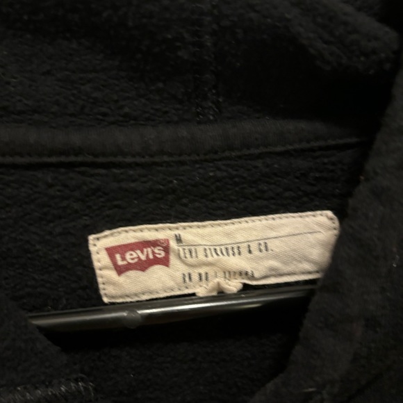 Black Levi Strauss Hoodie - Picture 2 of 2